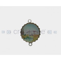 CHAPA METAL 29MM VAN GOGH EL PUENTE LANGLOIS DE ARLES