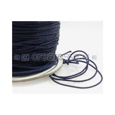 CORDON NYLON TRENZADO SATINADO 0,7MM 010 AZUL OSCURO -METRO