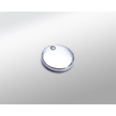 COLGANTE DISCO LISO 6MM (ID 0,80) PLATA 925ML