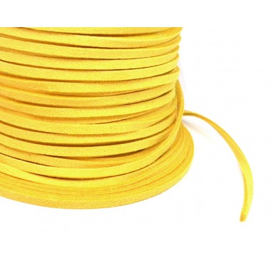 CORDON GAMUZA 3X1 MM N.177 AMARILLO OSC. METRO