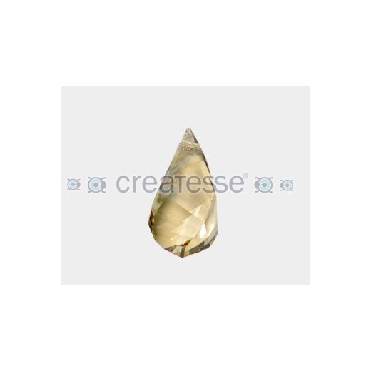COLGANTE HELIX 37MM- 1UN 001 GOLDEN SHADOW SWAROVSKI ELEMENT