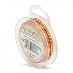 ARTISTIC WIRE GALGA 20 (0,81MM) -13,72M COBRE