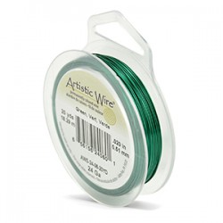 ARTISTIC WIRE GALGA 24 (0,51MM)-18,29M VERDE