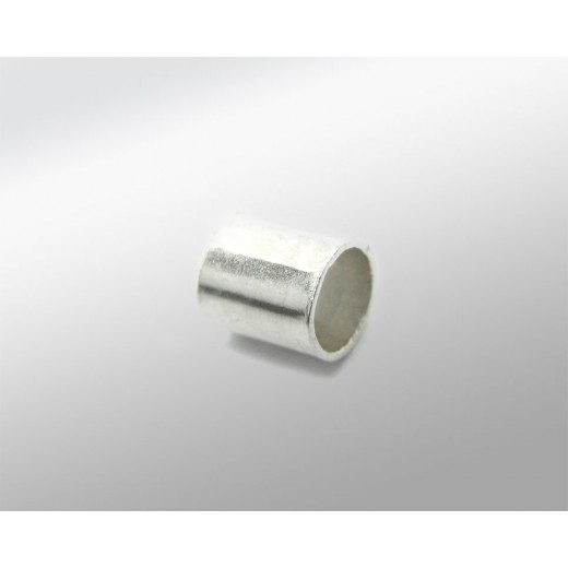 TUBO PLATA 6MM PARA CORDON 3MM