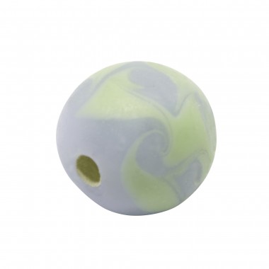 CRISTAL BRECHA BOLA 16MM (ID 3MM) CELESTE-VERDE