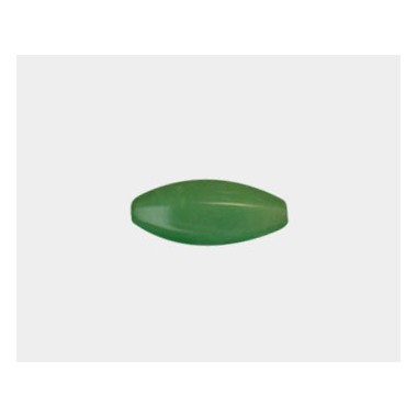 AVENTURINA VERDE OVAL FACETADO LENTEJA 30MM