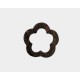 BRECHA MARRON FLOR HUECA 40MM