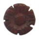 JASPE ROJO FLOR GRABADO 16MM (UNIDAD)