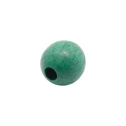 BOLA MADERA 12MM VERDE OSCURO (ID 3MM)