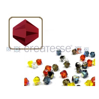 TUPPI 4 MM- 24 UN 396 DARK RED CORAL SWAROVSKI